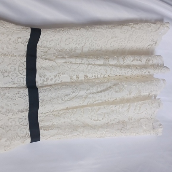 Nanette Lepore Lace Overlay Dress, cream & black - Picture 4 of 7